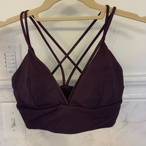 lululemon strappy cross front bra